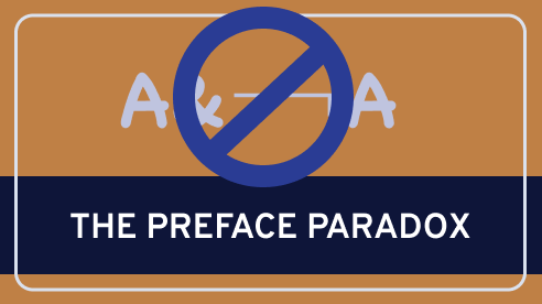 The Preface Paradox