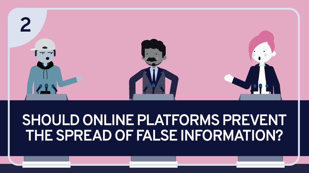 Should Online Platforms Prevent the Spread of False Information?